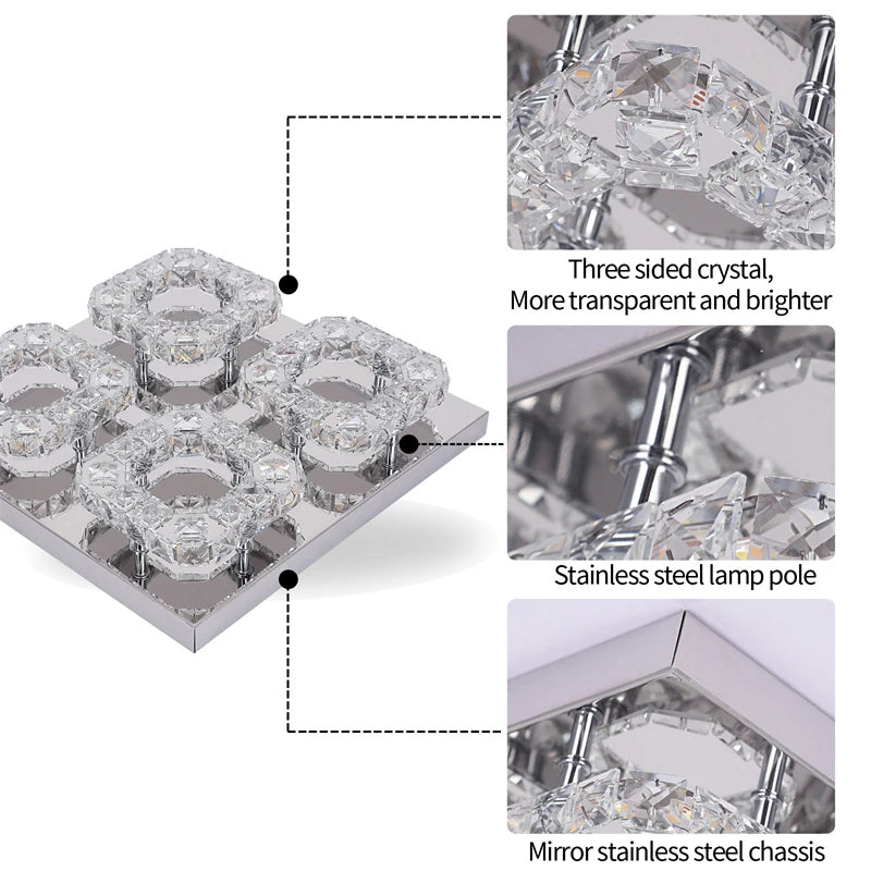 Smart Remote Control LED Chandelier