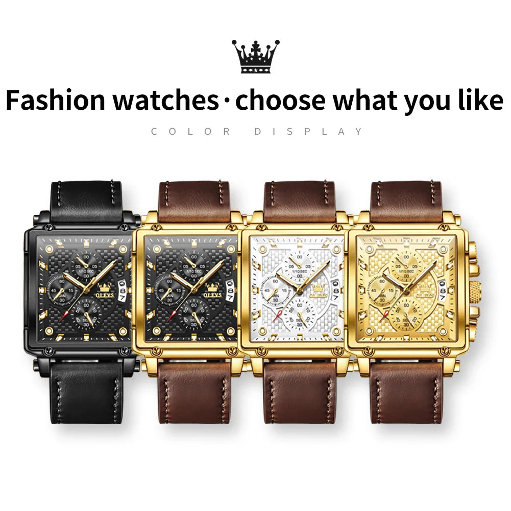 Men's Luxury Waterproof Quartz Wrist Watch