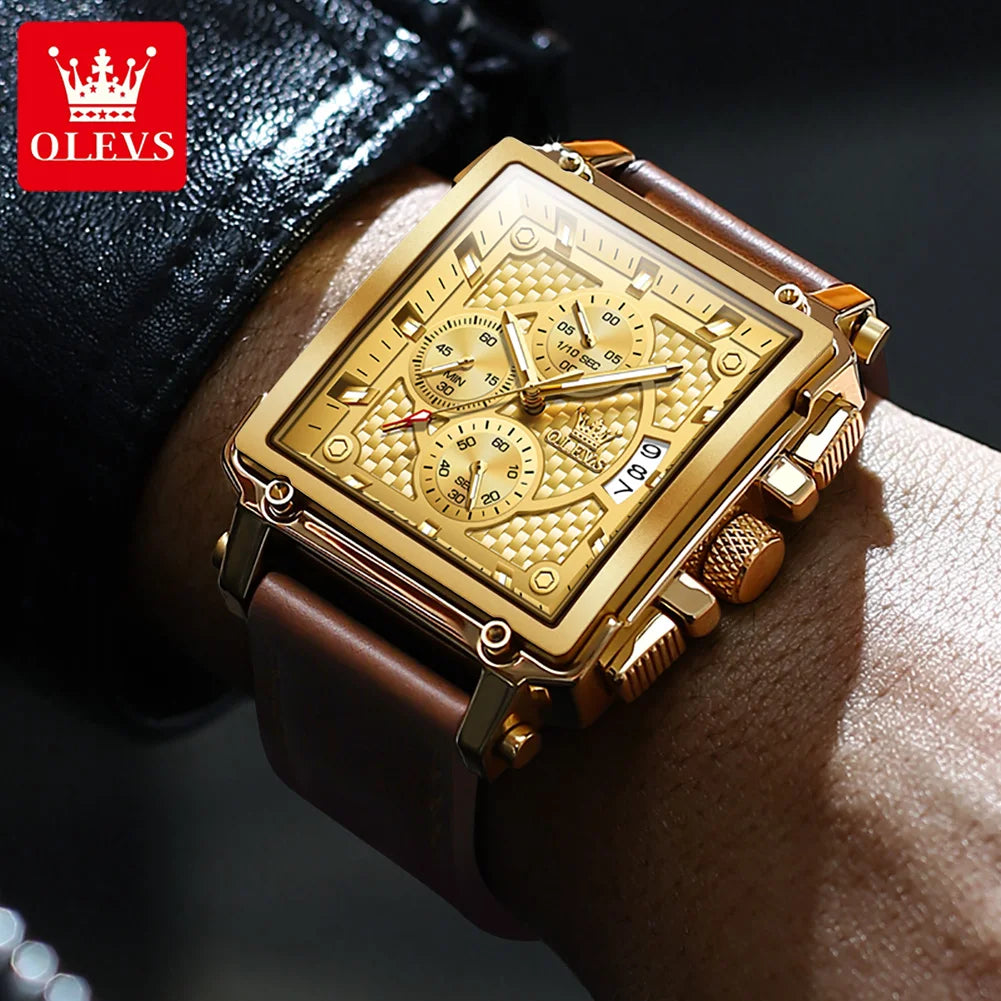 Men's Luxury Waterproof Quartz Wrist Watch