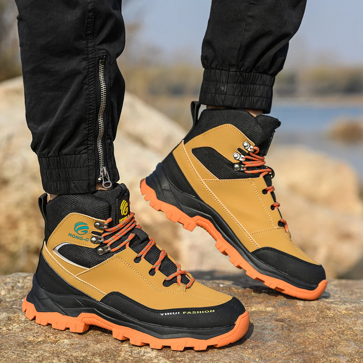 Men's Steel Toe Puncture-Proof Work Sneakers
