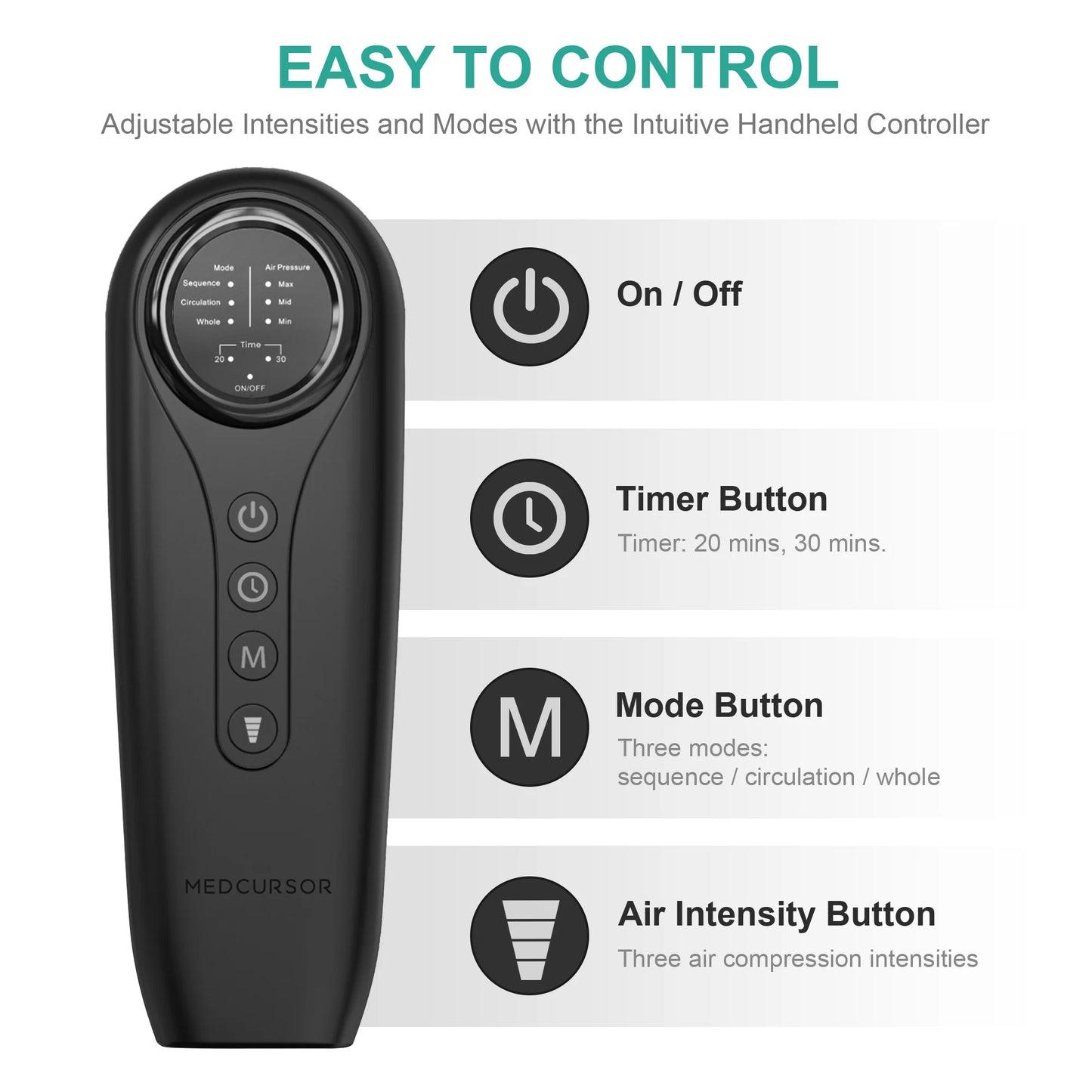 Air Compression Leg Massage Boot
