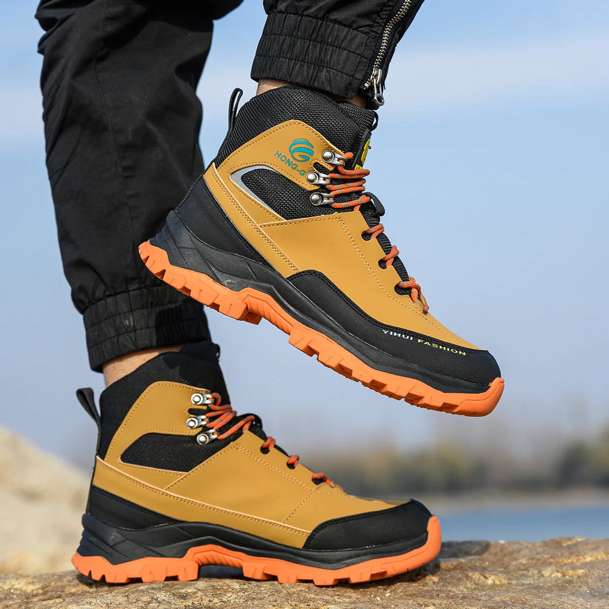 Men's Steel Toe Puncture-Proof Work Sneakers