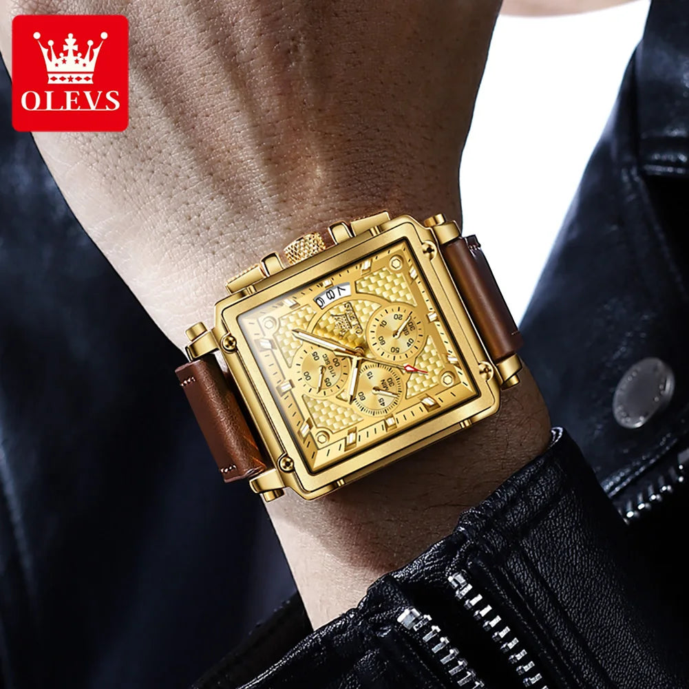 Men's Luxury Waterproof Quartz Wrist Watch