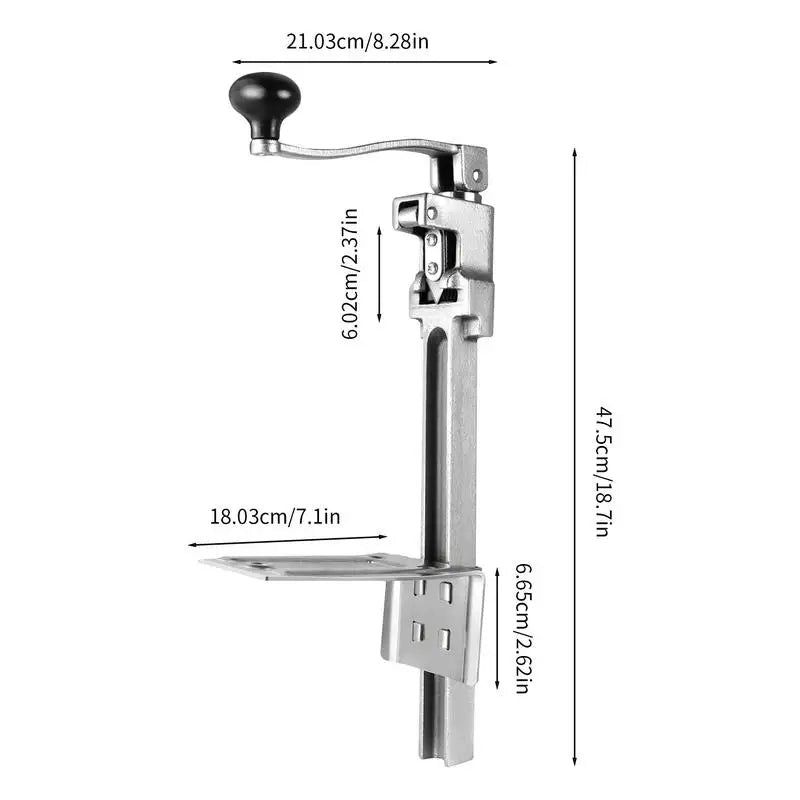 Industrial Steel Base Rotary Can Opener