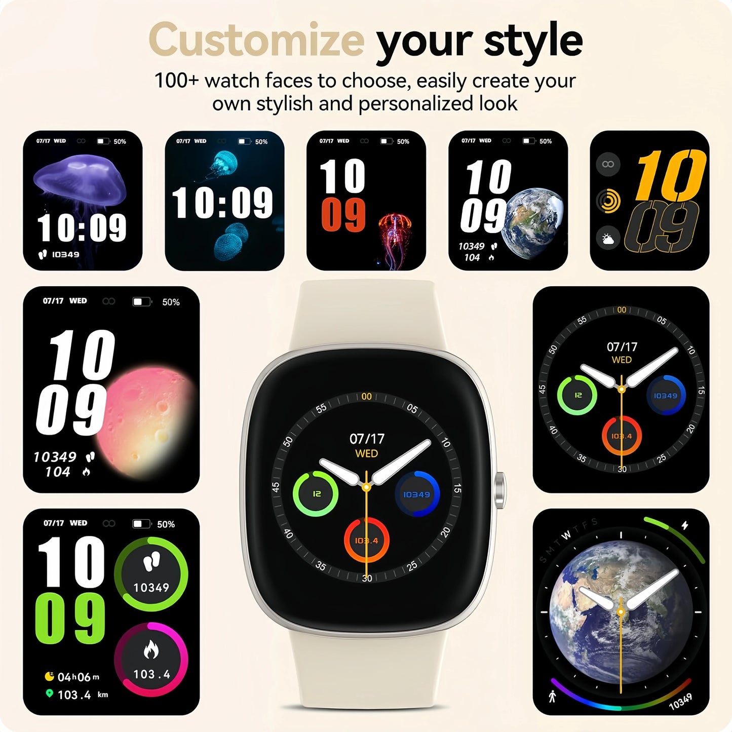 Smart Mens/Womens Fitness Watch