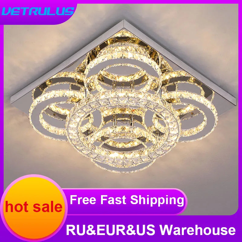 Smart Remote Control LED Chandelier