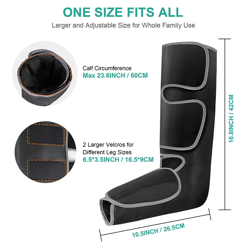 Air Compression Leg Massage Boot