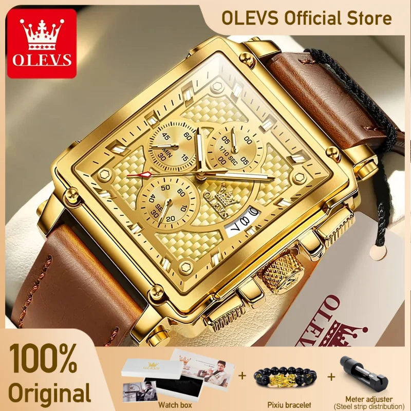 Men's Luxury Waterproof Quartz Wrist Watch