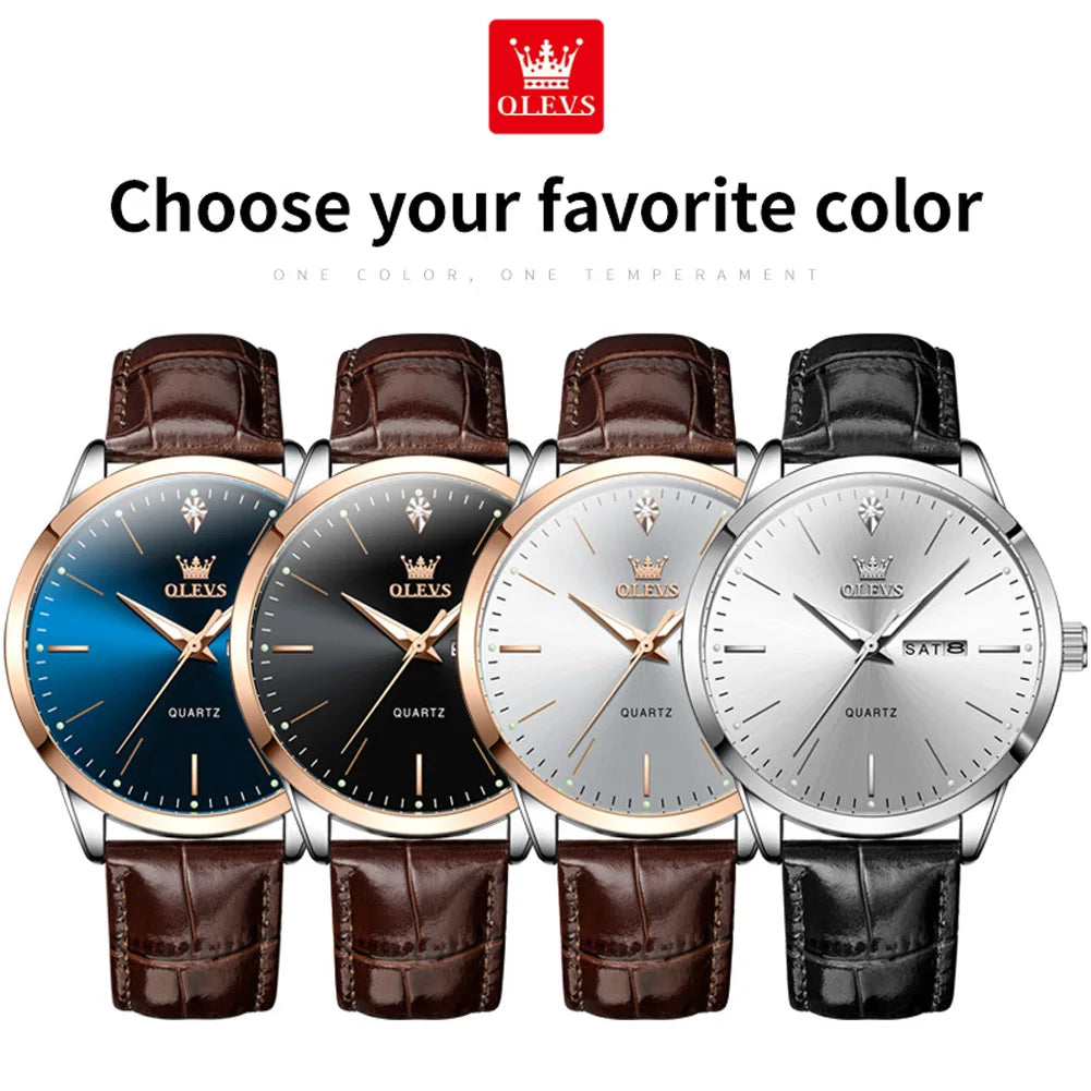 Men's Waterproof Business Watch
