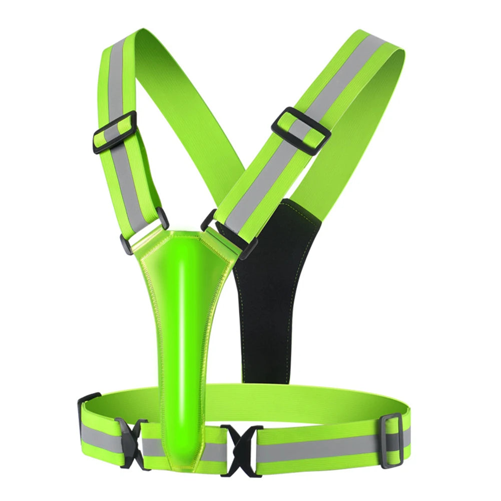 LED Reflective Running Vest