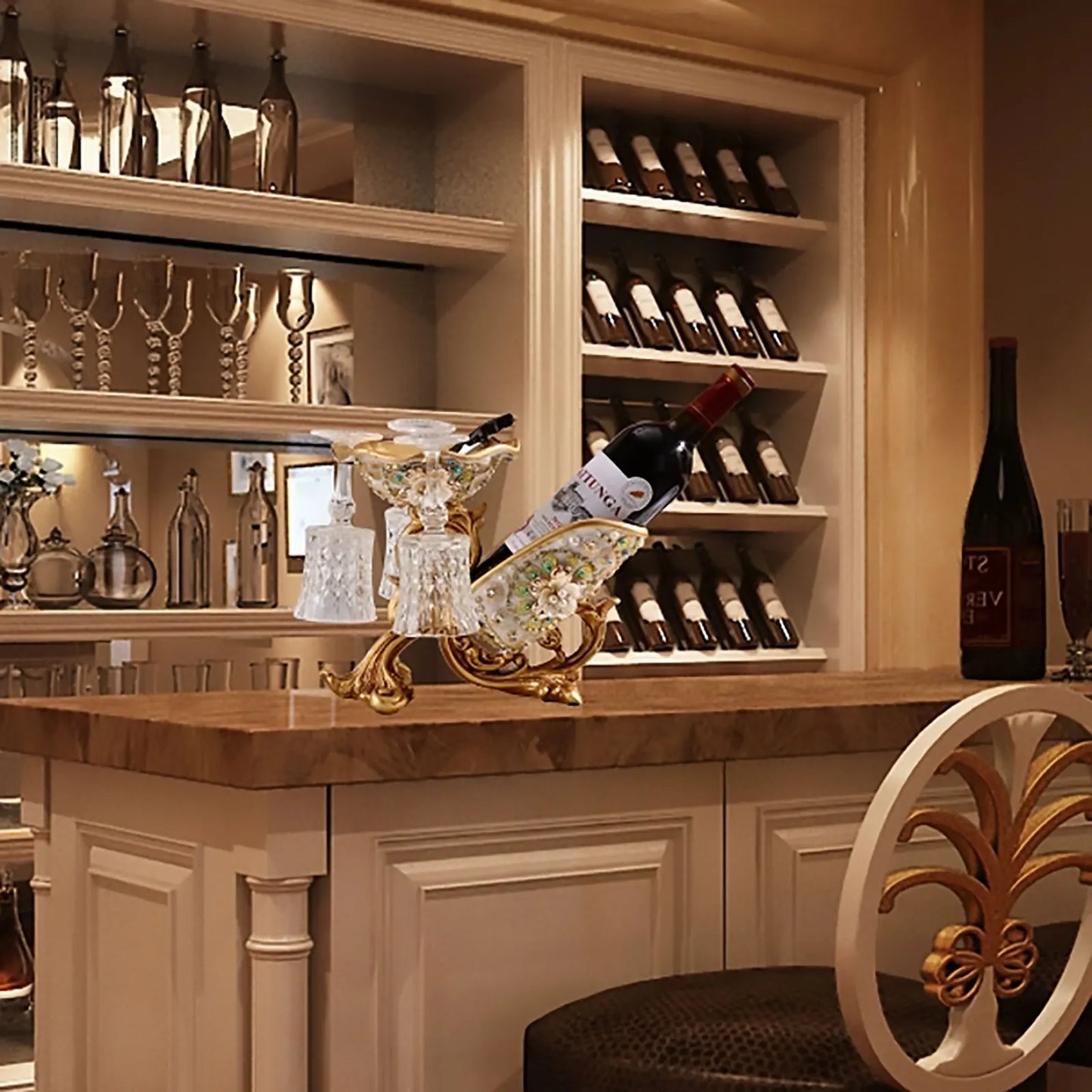 Wine Rack Bottle Holder Display Stand