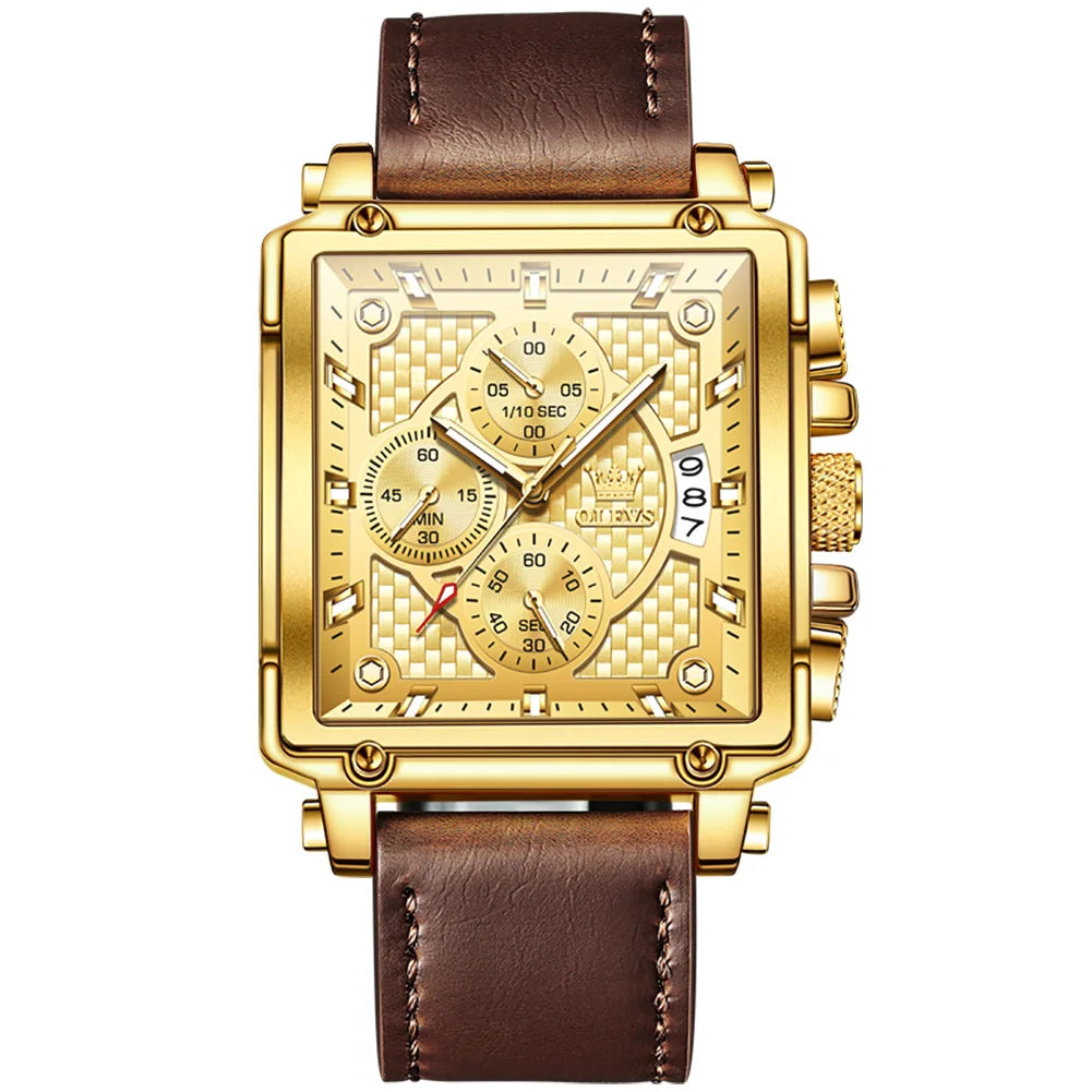 Men's Luxury Waterproof Quartz Wrist Watch