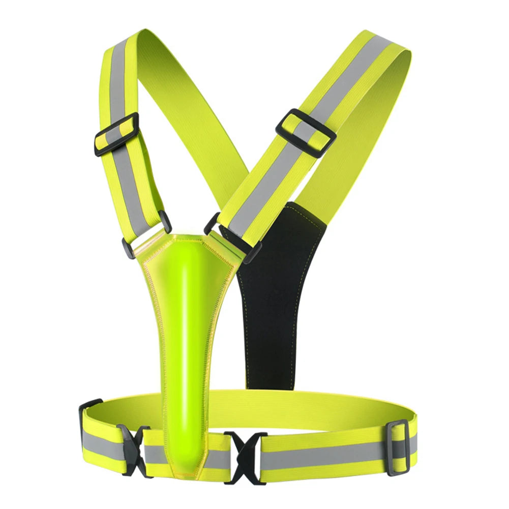 LED Reflective Running Vest