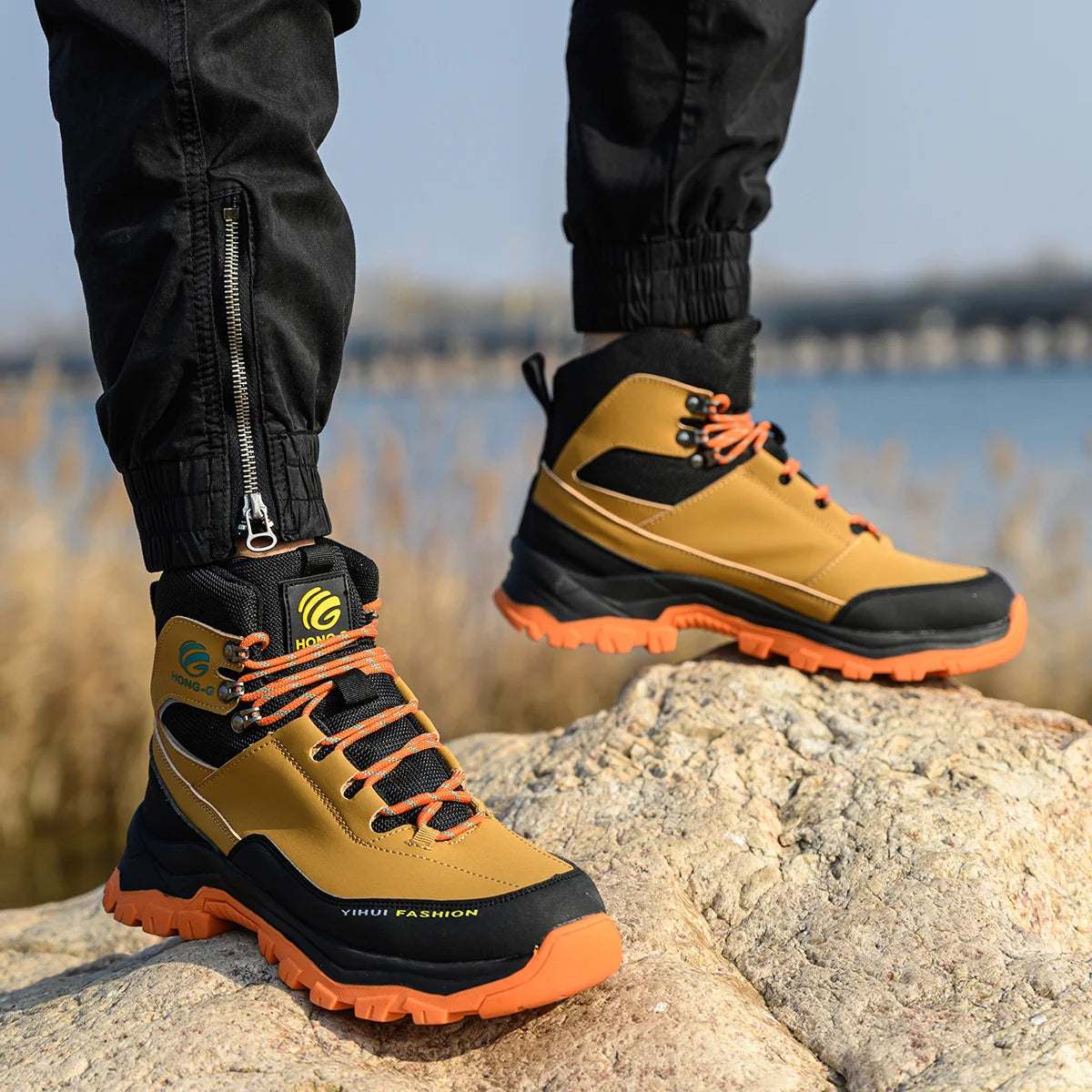 Men's Steel Toe Puncture-Proof Work Sneakers