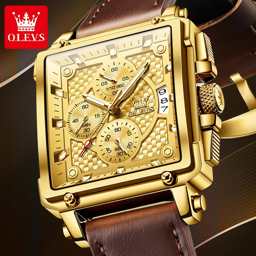 Men's Luxury Waterproof Quartz Wrist Watch