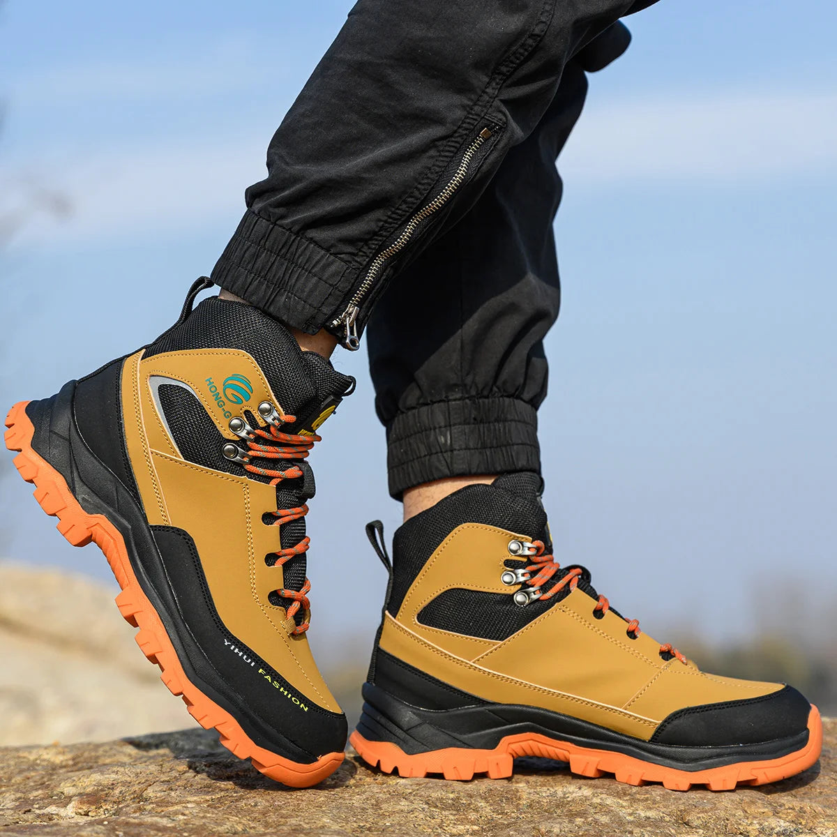 Men's Steel Toe Puncture-Proof Work Sneakers