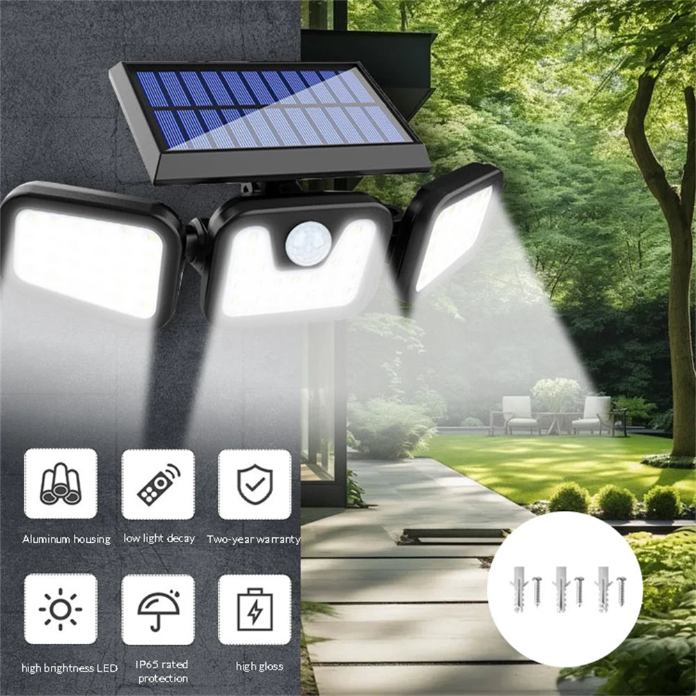 3Head LED Outdoor Flood Light