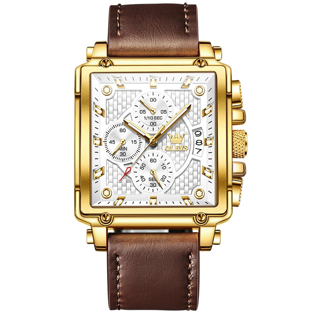 Men's Luxury Waterproof Quartz Wrist Watch