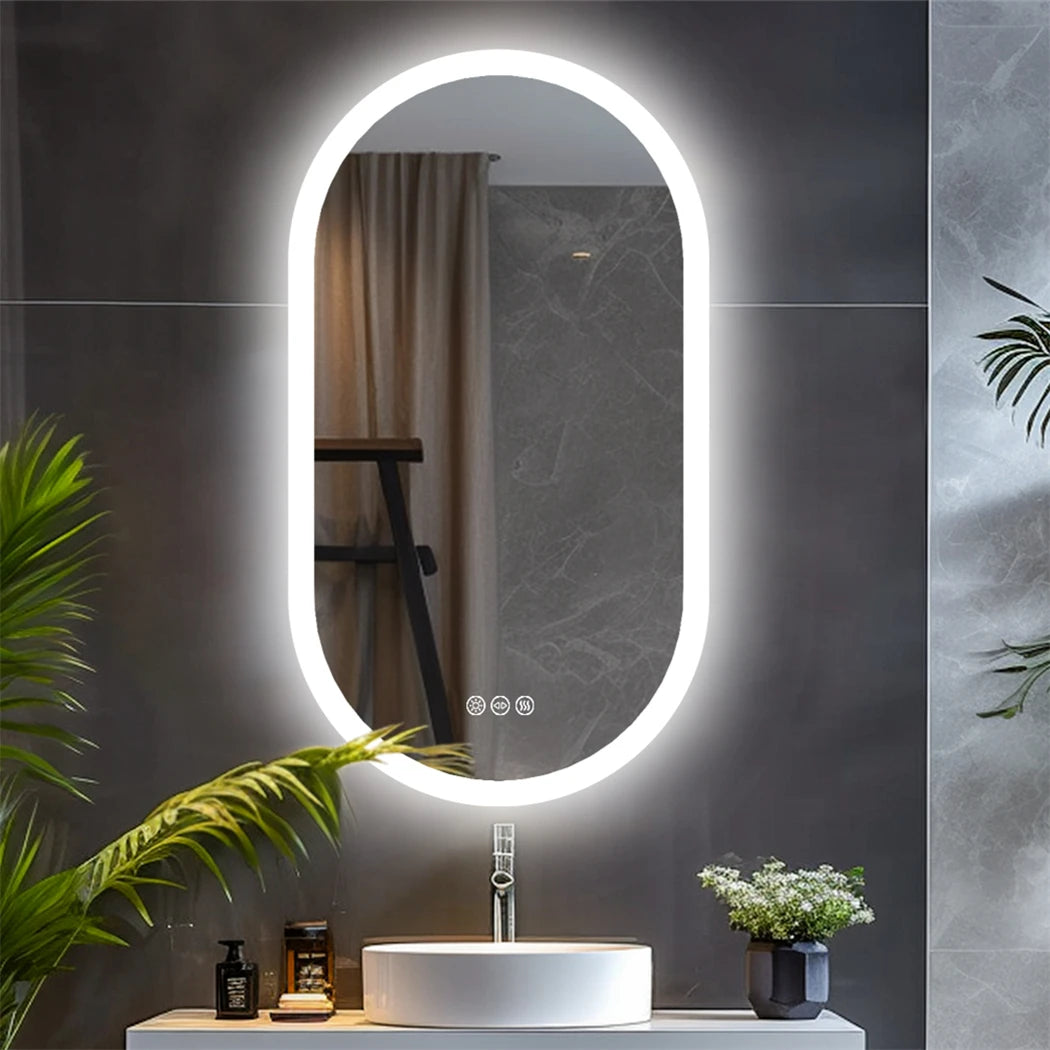 Smart Oval LED Bathroom Mirror