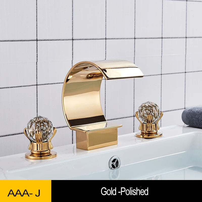 Black Brass Bathroom Faucet