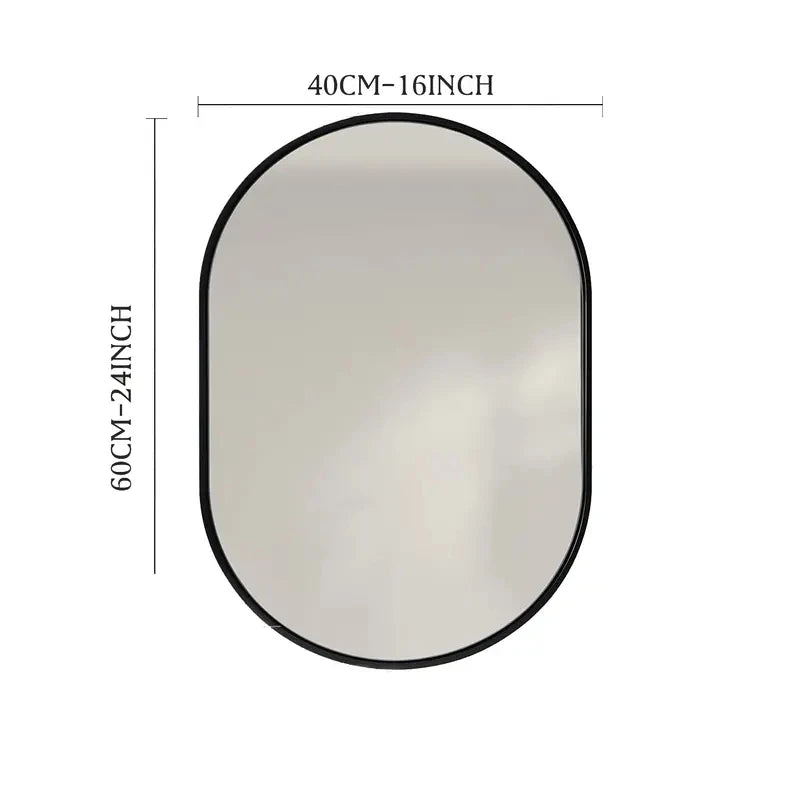 24x16inch Oval Bathroom Mirror