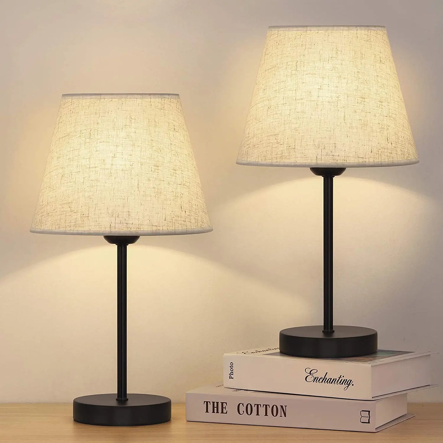 Set of 2 Bedside Reading Lamps