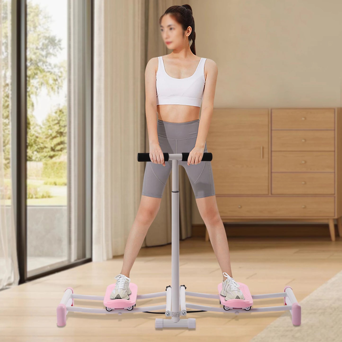 Hip Trainer with Adjustable Rods