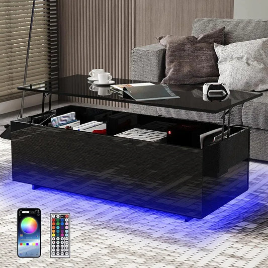 LED High Gloss Coffee Table