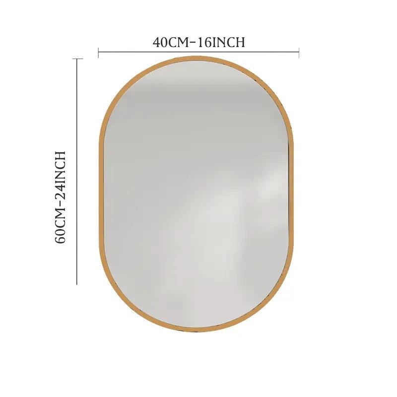 24x16inch Oval Bathroom Mirror