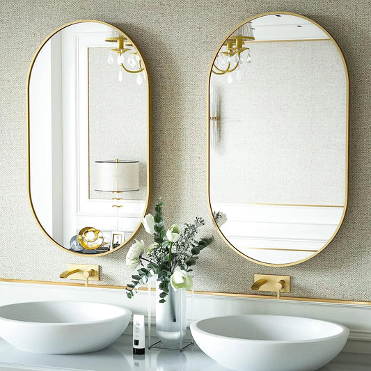 24x16inch Oval Bathroom Mirror