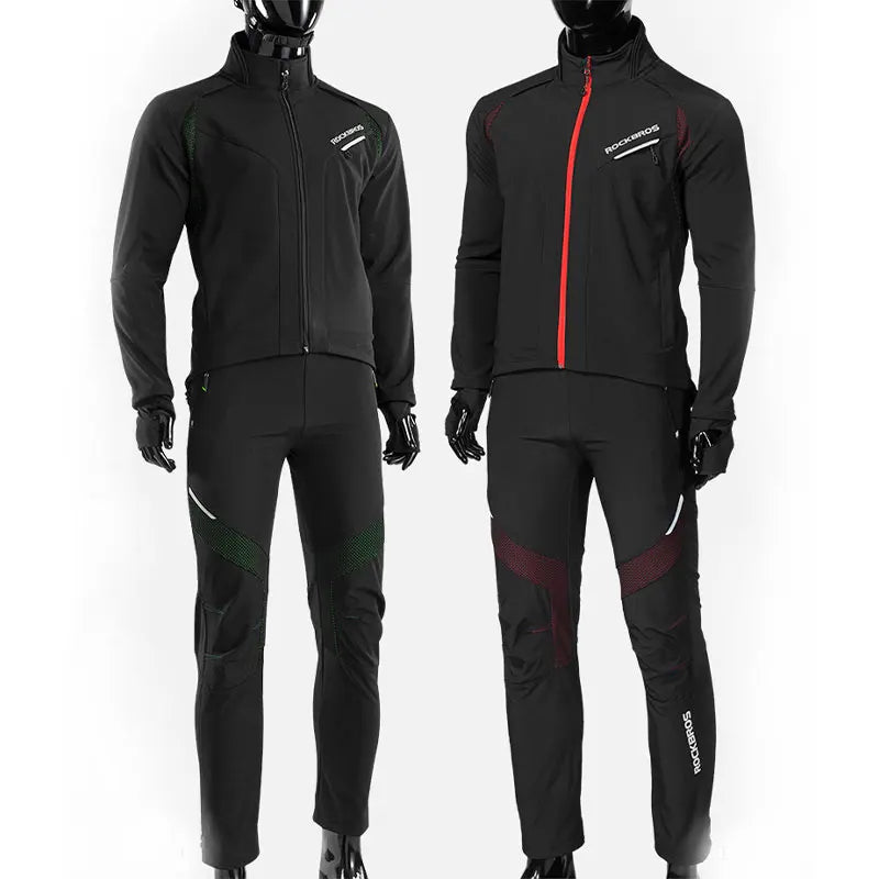 Men, Women, Rainproof, Windproof, Reflective, Cycling Sportswear Set