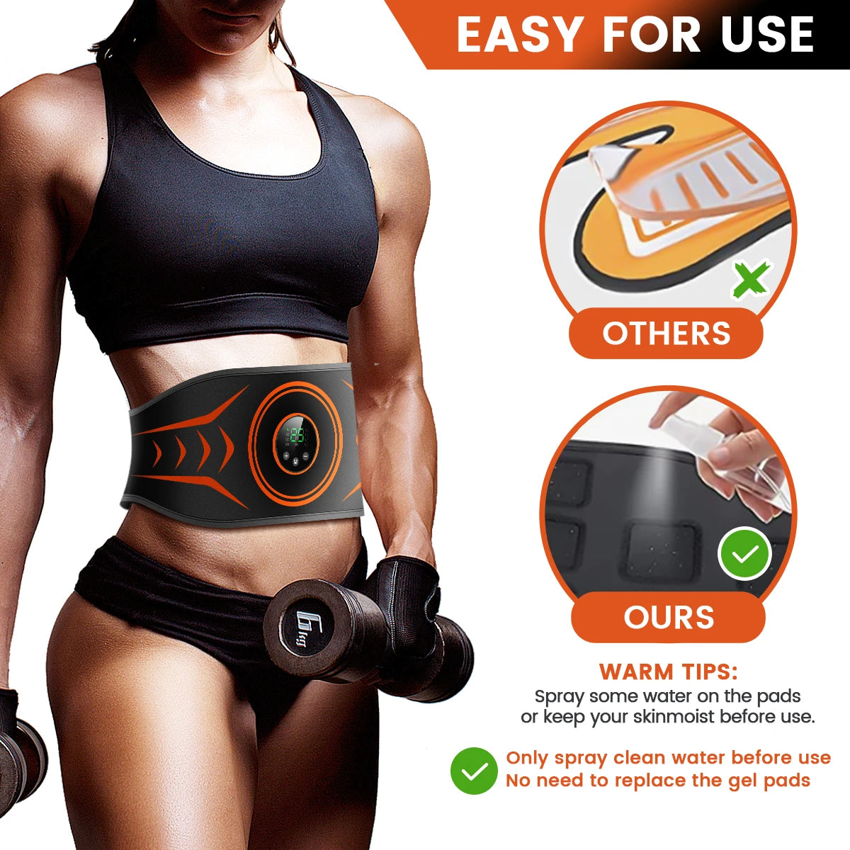 Abdominal ab toning Exercise Belt