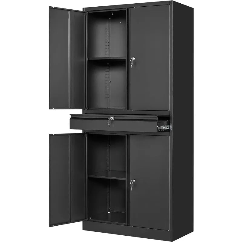 Metal Garage Storage Cabinet with Adjustable Shelves